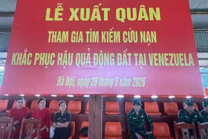 Lễ xuất quân diễn ra sáng 28/6.
