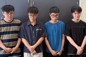 Các đối tượng bị khởi tố. (Nguồn: Công an thành phố Hà Nội)