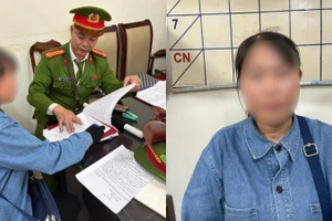 Chị N.T.T. bị xử phạt 225 nghìn đồng.