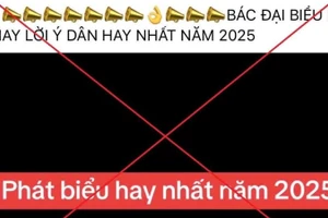 Ảnh chụp màn hình video tạo dựng từ AI có nội dung giả mạo, sai sự thật.