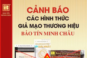 Các thương hiệu vàng bạc cảnh báo tình trạng lừa đảo qua Facebook tích xanh giả.