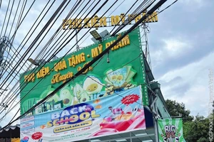 Cửa hàng nơi xảy ra sự việc.