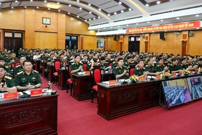 Quang cảnh hội nghị. (Ảnh: THẾ ĐẠI)