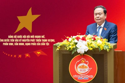 Đảng bộ Quốc hội đổi mới mạnh mẽ, vững bước tiến vào kỷ nguyên phát triển thịnh vượng, phồn vinh, văn minh, hạnh phúc của dân tộc
