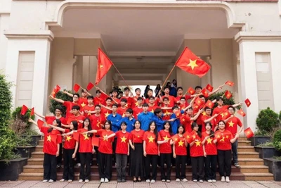 Học sinh Trường THPT Hàn Thuyên (phường Võ Cường, tỉnh Bắc Ninh) sẵn sàng bước vào năm học mới.