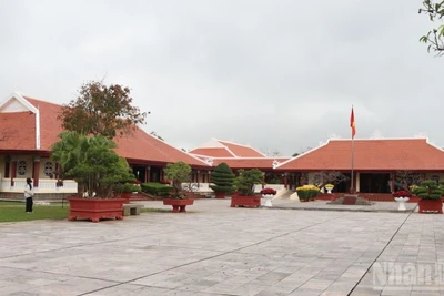 Khu lưu niệm Thủ tướng Phạm Văn Đồng tại xã Mộ Đức, tỉnh Quảng Ngãi.