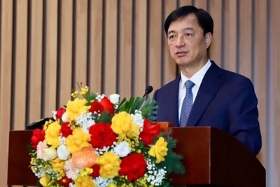 Ủy viên Bộ Chính trị, Bí thư Thành ủy Hà Nội Nguyễn Duy Ngọc. (Ảnh: VGP/GH)