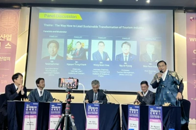 Cục trưởng Cục Du lịch quốc gia Việt Nam Nguyễn Trùng Khánh tham dự Hội nghị ngành du lịch thế giới lần thứ 4. (Ảnh: Trung tâm Thông tin du lịch)