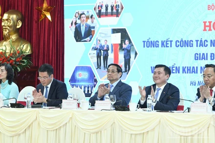 Thủ tướng Chính phủ Phạm Minh Chính dự Hội nghị tổng kết công tác ngành công thương năm 2025, triển khai nhiệm vụ năm 2026. (Ảnh: TRẦN HẢI)