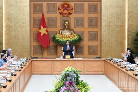 Quang cảnh Phiên họp thứ 14 của Hội đồng Thi đua-Khen thưởng Trung ương. (Ảnh: TRẦN HẢI)