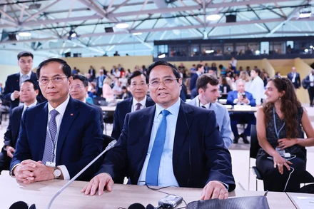 Thủ tướng Phạm Minh Chính dự Phiên khai mạc Hội nghị UNOC 3 . (Ảnh: TTXVN)