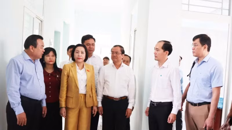 Phó Chủ tịch Quốc hội Nguyễn Thị Thanh cùng đoàn công tác đã kiểm tra thực tế công tác chuẩn bị bầu cử tại một số địa phương trên địa bàn Tây Ninh.