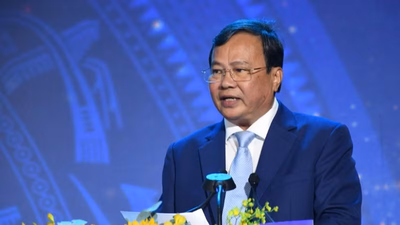 Chủ tịch Ủy ban nhân dân tỉnh Tây Ninh Lê Văn Hẳn phát biểu.