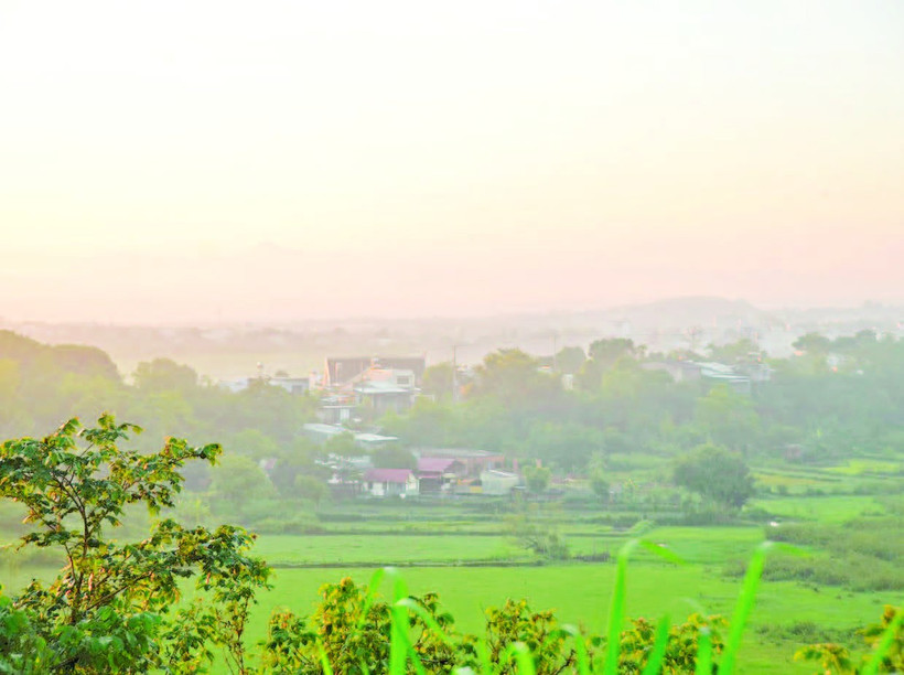 Bình minh cao nguyên.