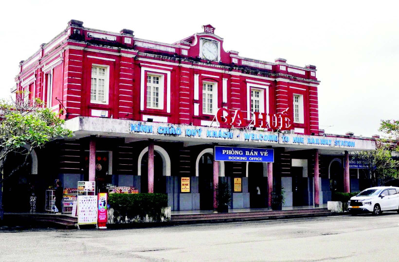 Ga Huế - công trình kiến trúc được người Pháp xây dựng dưới thời Vua Thành Thái.