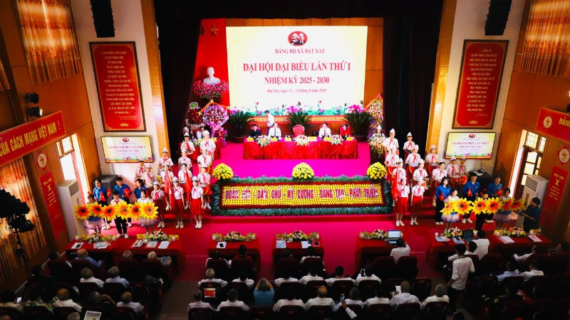 Đại hội Đại biểu Đảng bộ xã Bát Xát lần thứ I, nhiệm kỳ 2025-2030.