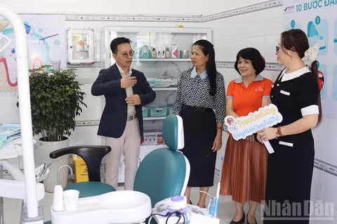 Phòng chăm sóc nha khoa chuyên biệt dành cho trẻ khuyết tật do Hệ thống Nha khoa Peace Dentistry tài trợ với tổng giá trị 150 triệu đồng. 