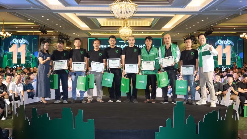 Grab tổ chức chuỗi hoạt động tri ân đối tác tài xế khắp cả nước.