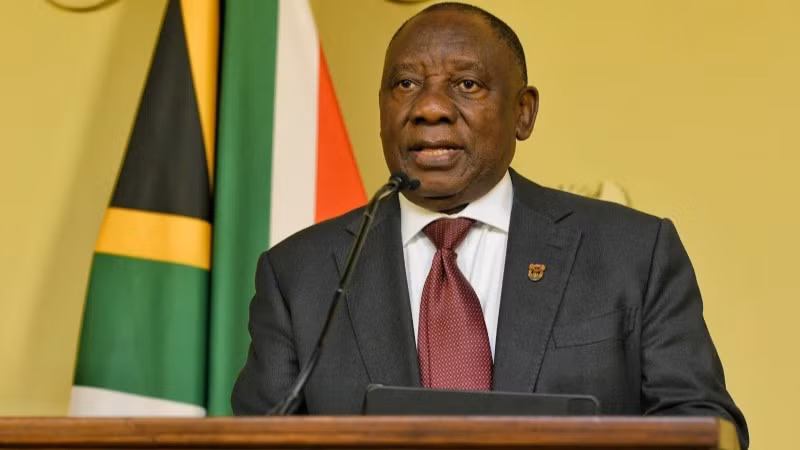 Tổng thống Nam Phi Cyril Ramaphosa. (Ảnh: THX/TTXVN)