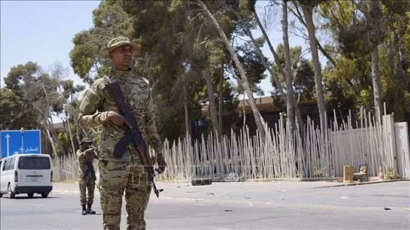 Lực lượng an ninh của Chính phủ Libya. (Ảnh minh họa: THX/TTXVN)