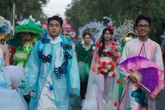 Biểu diễn Lễ hội đường phố tại phường Sa Đéc.