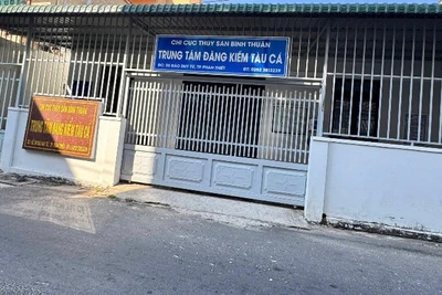 Trung tâm Đăng kiểm tàu cá.