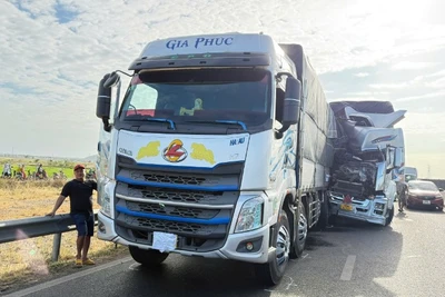 Hiện trường vụ tai nạn.