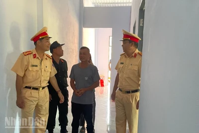 Căn nhà mới được trao tặng cho ông Nguyễn Ngọc Vương.