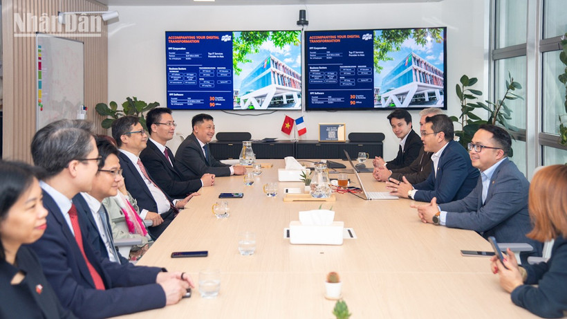 FPT đặt mục tiêu đón đầu làn sóng đầu tư trí tuệ nhân tạo tại Pháp. (Ảnh: MINH DUY)