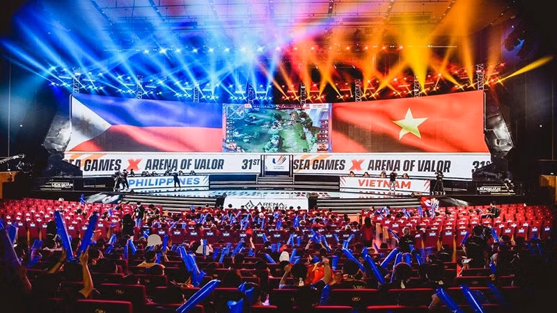 Đội tuyển eSports Việt Nam thi đấu thành công tại SEA Games 31. (Ảnh CELLPHONES)