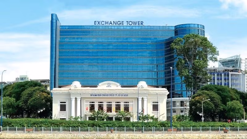 Trụ sở Sở Giao dịch chứng khoán Thành phố Hồ Chí Minh (HOSE).