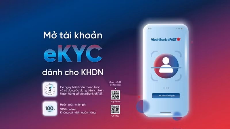 Mở tài khoản doanh nghiệp online với VietinBank eFAST