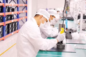 Nhà máy sản xuất AI Camera của MK Vision tại khu Công nghiệp Thăng Long Vĩnh Phúc, Bình Xuyên, tỉnh Phú Thọ. (Ảnh: BÍCH LIÊN)