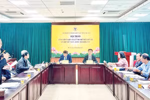 Hội thảo đóng góp ý kiến của cử tri trí thức gửi tới Kỳ họp thứ nhất, Quốc hội khóa XVI. (Ảnh: TL)