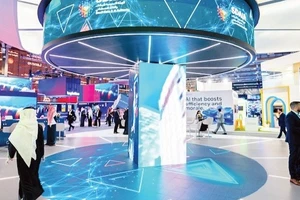 Hội nghị quốc tế về công nghệ diễn ra ở Saudi Arabia. (Ảnh AMWAJ)