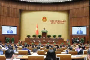 Kỳ họp thứ nhất, Quốc hội khóa XVI. (Ảnh: DUY LINH)