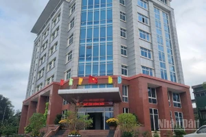 Trụ sở Thuế Quảng Ngãi, cơ quan quản lý 11 Thuế cơ sở trên địa bàn tỉnh Quảng Ngãi.