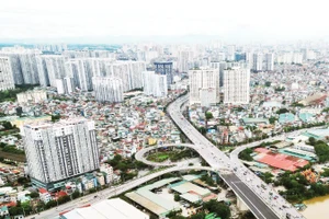 Một góc đô thị tại Thủ đô Hà Nội. (Ảnh: TRẦN HẢI)