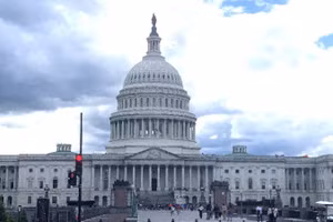 Tòa nhà Quốc hội Mỹ tại thủ đô Washington DC. (Ảnh: TTXVN)