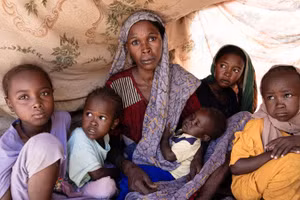 Người tị nạn tại Tawila, Bắc Darfur, Sudan. (Ảnh: THX/TTXVN)