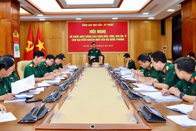 Tổng cục Hậu cần-Kỹ thuật tổ chức hội nghị tổ chức hiệp đồng bảo đảm đưa, đón, nơi ăn, ở cho đại biểu khách mời của Bộ Quốc phòng.