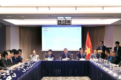 Tổng Bí thư Tô Lâm gặp mặt thành viên Mạng lưới Đổi mới sáng tạo Việt Nam và chuyên gia người Việt Nam tại Hàn Quốc. (Ảnh: Thống Nhất - TTXVN)