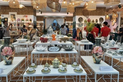 Doanh nghiệp Thành phố Hồ Chí Minh trưng bày, giới thiệu sản phẩm tại showroom Trung tâm Xúc tiến Thương mại và Đầu tư Thành phố Hồ Chí Minh.