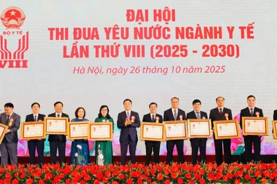 Phó Thủ tướng Lê Thành Long trao tặng Huân chương Lao động cho các tập thể, cá nhân ngành y tế có thành tích đặc biệt xuất sắc