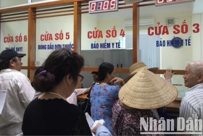 Nhóm đối tượng người cao tuổi đang hưởng trợ cấp tuất hằng tháng sẽ được Nhà nước cấp thẻ bảo hiểm y tế miễn phí. (Ảnh minh họa: ĐỖ THOA)