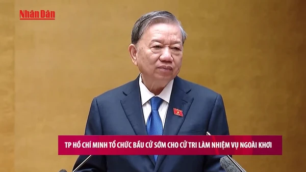 [Video] TP Hồ Chí Minh tổ chức bầu cử sớm cho cử tri làm nhiệm vụ ngoài khơi