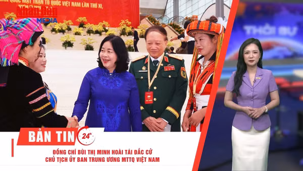 [Video] Thời sự 24h ngày 13/5: Đồng chí Bùi Thị Minh Hoài tái đắc cử Chủ tịch Ủy ban Trung ương MTTQ VIệt Nam 