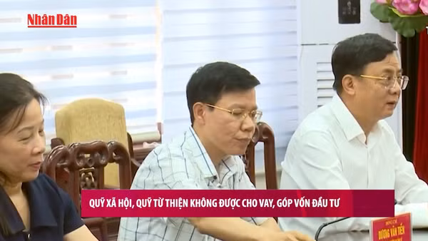 [Video] Quỹ xã hội, quỹ từ thiện không được cho vay, góp vốn đầu tư