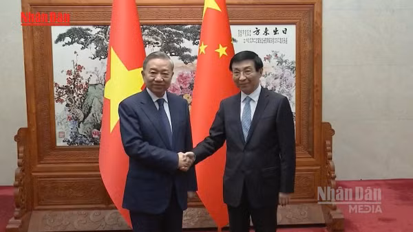 [Video] Tổng Bí thư, Chủ tịch nước Tô Lâm hội kiến Chủ tịch Chính hiệp toàn quốc Trung Quốc 