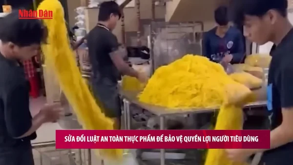 [Video] Sửa đổi Luật An toàn thực phẩm để bảo vệ quyền lợi người tiêu dùng